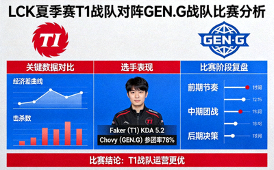 LCK夏季赛T1战队对阵GEN.G战队比赛分析